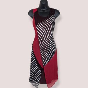 🍁Vintage Picadilly Fashions Red Sheath Dress